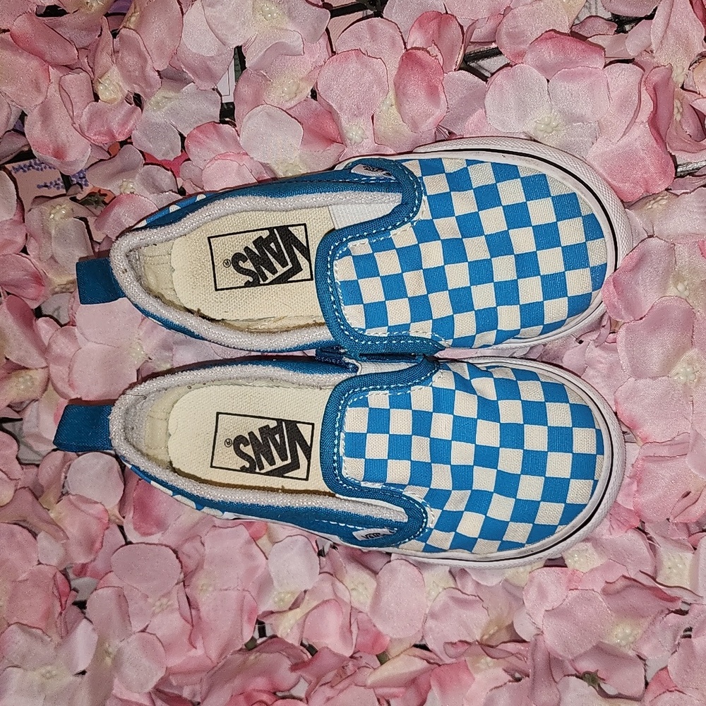 Toddler Size 8.0 Slip On Checkered Vans
